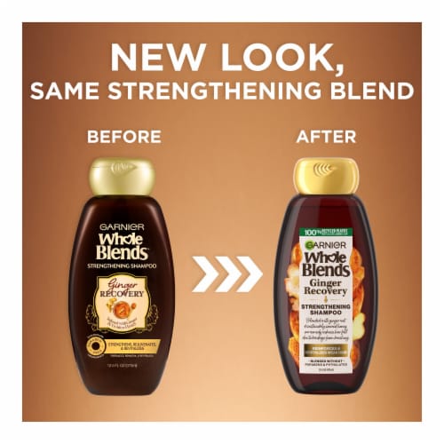Garnier Whole Blends Ginger Recovery Strengthening Conditioner for Weak Hair Perspective: right