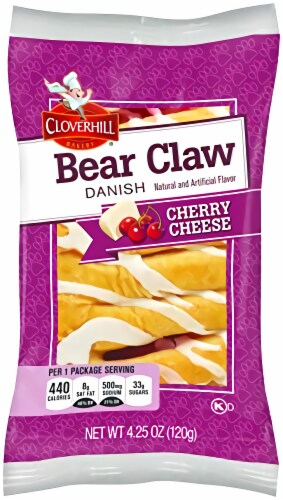 Cloverhill Ultimate Danish Variety: Cherry, Cheese, Big Texas | 12 Count Perspective: right