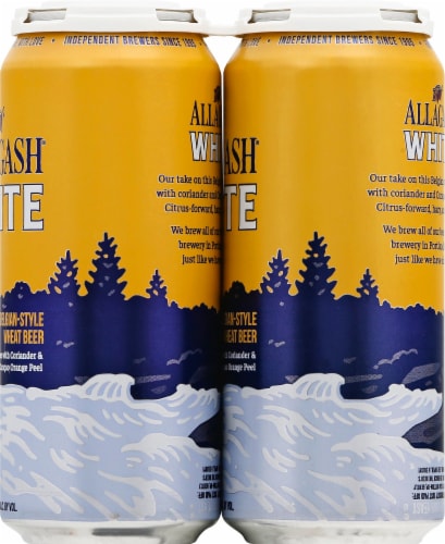 Allagash White Belgian Style Wheat Beer Perspective: right