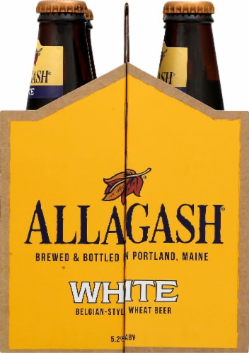 Allagash Belgium Style White Ale Beer Perspective: right