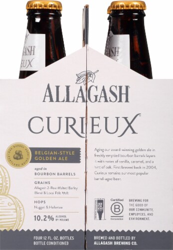 Allagash® Curieux Belgian-Style Golden Ale Craft Beer Perspective: right
