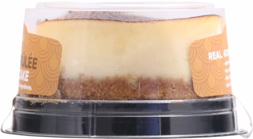 Chuckanut Bay Foods Creme Brulee Cheesecake Perspective: right