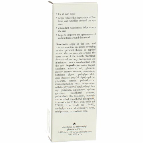 Philosophy Hope in a Tube Eye and Lip Firming Cream Perspective: right