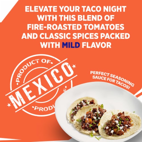 Frontera Mild Ground Beef Seasoning Taco Sauce Perspective: right