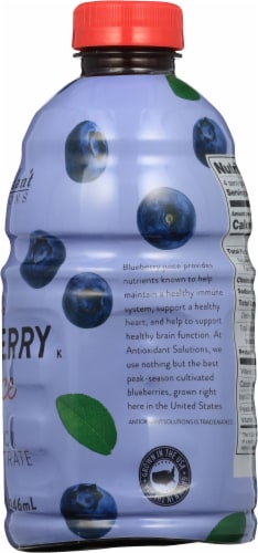 Antioxidant Solutions™ 100% Blueberry Juice Perspective: right