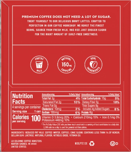 La Colombe® Triple Draft Latte Perspective: right