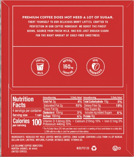 La Colombe® Triple Draft Latte Perspective: right