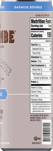 La Colombe® Draft Oat Milk Double Latte Individual Can Perspective: right