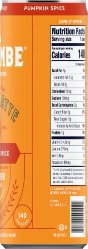 La Colombe® Pumpkin Spice Cold Brew Draft Latte Can Perspective: right