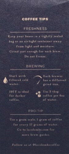 La Colombe Nizza Whole Bean Coffee Perspective: right