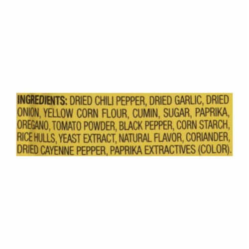 Dash Salt-Free Taco Seasoning Perspective: right