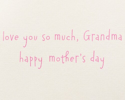 Papyrus Mother's Day Card for Grandma (Colorful Birds) Perspective: right