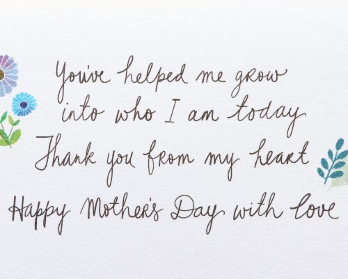 Papyrus Mother's Day Card (Helped Me Grow) Perspective: right