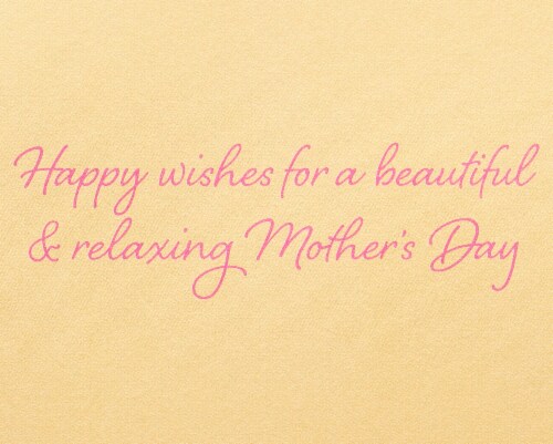 Papyrus Mother's Day Card (Floral Pineapple) Perspective: right