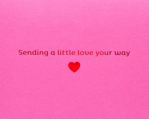 Papyrus Valentine’s Day Card (Colorful Hearts) Perspective: right