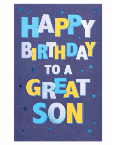 American Greetings Birthday Card for Son (Celebrate) Perspective: right