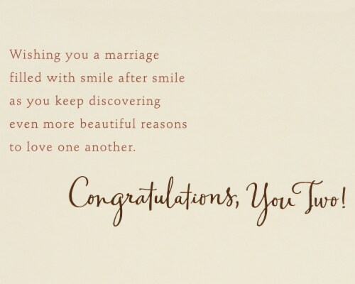 American Greetings #58 Wedding Card (Happy Newlyweds) Perspective: right