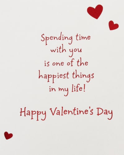 American Greetings #56 Valentine's Day Card (Puppy) Perspective: right