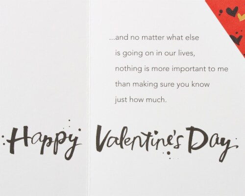 American Greetings #60 Valentine's Day Card (I Love You) Perspective: right