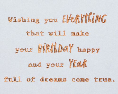American Greetings Birthday Card for Man - Strength and Spirit (#26) Perspective: right