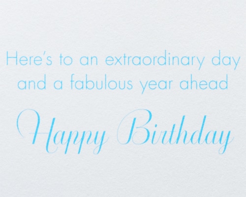 Papyrus #56 Birthday Card (Pailette Balloons) Perspective: right