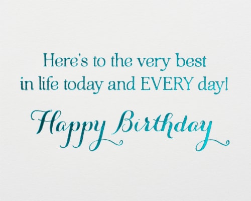 Papyrus Birthday Card (Birthday Cake and Chalkboard) Perspective: right