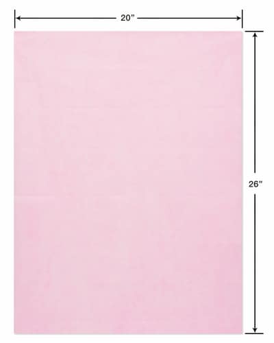 Hampshire Paper WT182440P Pink 18 x 24 Waxed Tissue Paper - 400 / PK