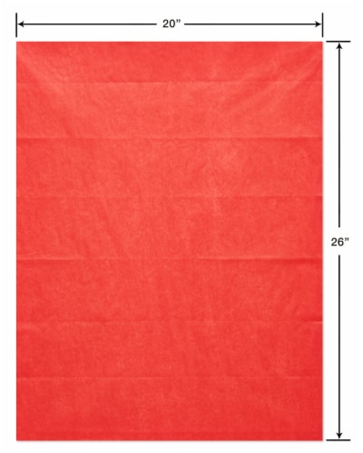 American Greetings #12 All Occasion Red Tissue Paper Perspective: right
