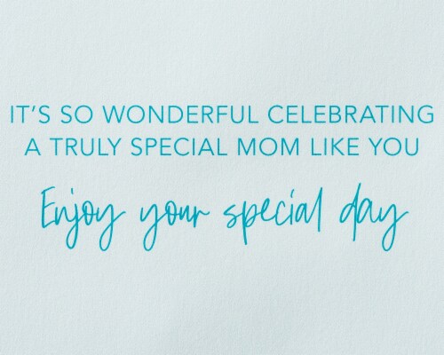 Papyrus Mother's Day Card (Floral Heart) Perspective: right