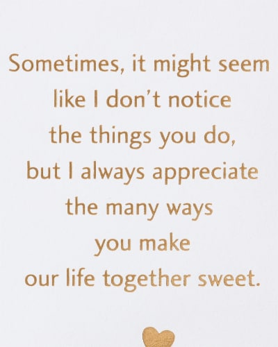 American Greetings Valentine’s Day Card for Wife (Lucky) Perspective: right