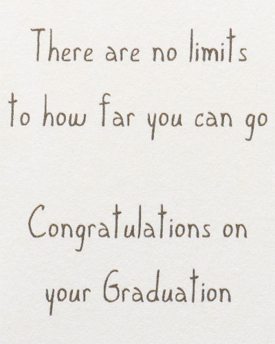 Papyrus Graduation Card for Her (Reach for the Stars) Perspective: right