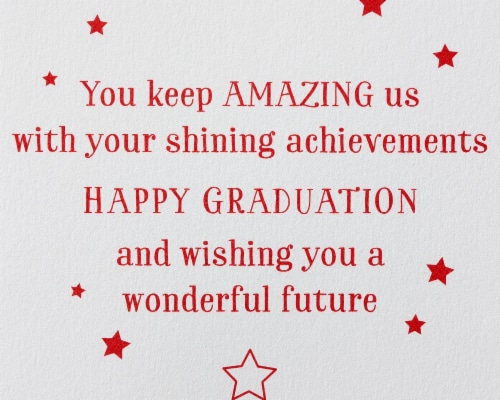 Papyrus Graduation Card (She Believed) Perspective: right