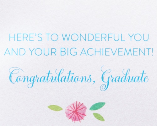 Papyrus Graduation Card (Wonderful You) Perspective: right