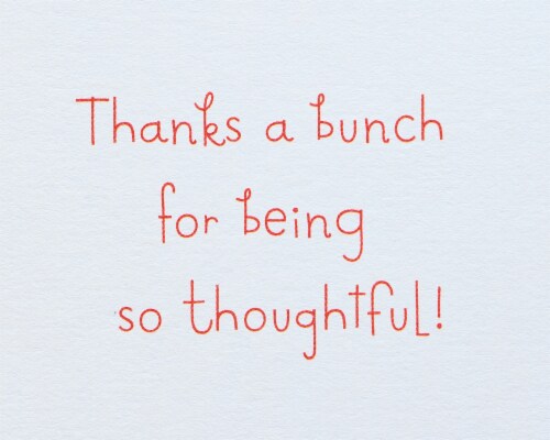 American Greetings Thank You Card - Bouquet (#33) Perspective: right