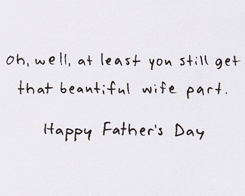 Papyrus Father's Day Card from Wife (Vintage Dad) Perspective: right