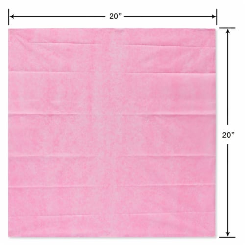 American Greetings Tissue Paper - Pink (#13) Perspective: right
