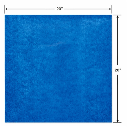 American Greetings Tissue Paper  Royal Blue (#11) Perspective: right