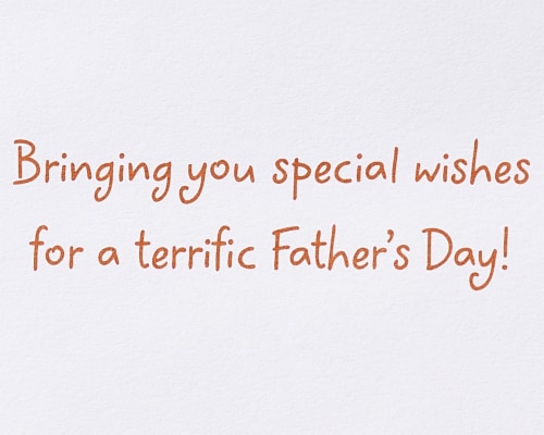 Papyrus #56 Father's Day Card (Dog and Newspaper) Perspective: right