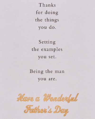 American Greetings #64 Father's Day Card (Amazing Dad) Perspective: right