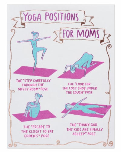 American Greetings Mother's Day Card (Yoga) Perspective: right