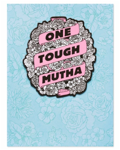 American Greetings Mother's Day Card (One Tough Mutha) Perspective: right