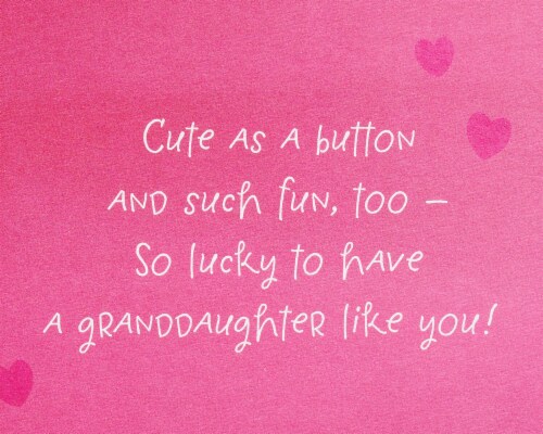 American Greetings Valentine's Day Card for Granddaughter with Stickers (Minnie Mouse) Perspective: right