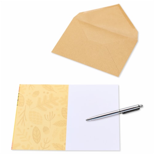 American Greetings Thinking of You Card (Leaves) Perspective: right