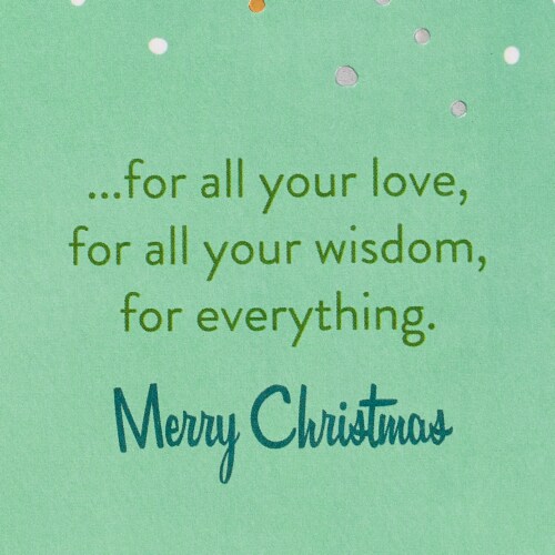 American Greetings Thanks Christmas Greeting Card For Dad Perspective: right