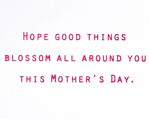 American Greetings #60 Mother's Day Card for Mom (Casual Floral) Perspective: right