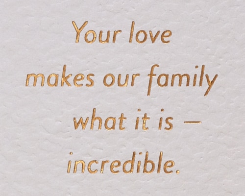 American Greetings Mother's Day Card for Wife (Amazing Wife) Perspective: right