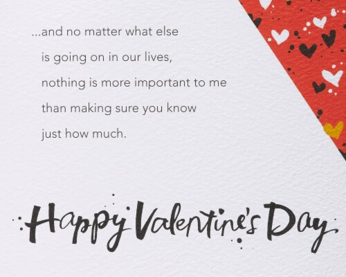 American Greetings Valentine's Day Card (I Heart You) Perspective: right