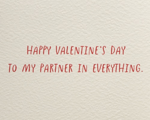 American Greetings Valentine's Day Card For Spouse (Soft Heart Pattern) Perspective: right