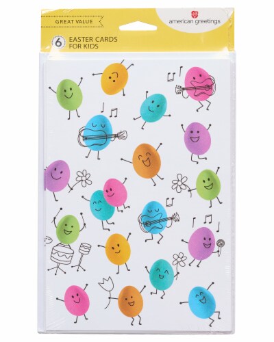 American Greetings Easter Cards for Kids (Dancing Easter Eggs) Perspective: right