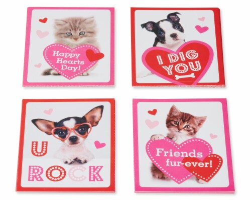 American Greetings Pets Valentine's Day Stickers Perspective: right